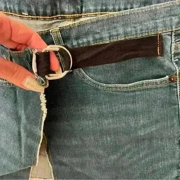 Urban Renewal Vintage Remade Levi's Mini Wrap Skirt Small NWT - Picture 7 of 9